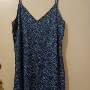 Blue and white flower dress